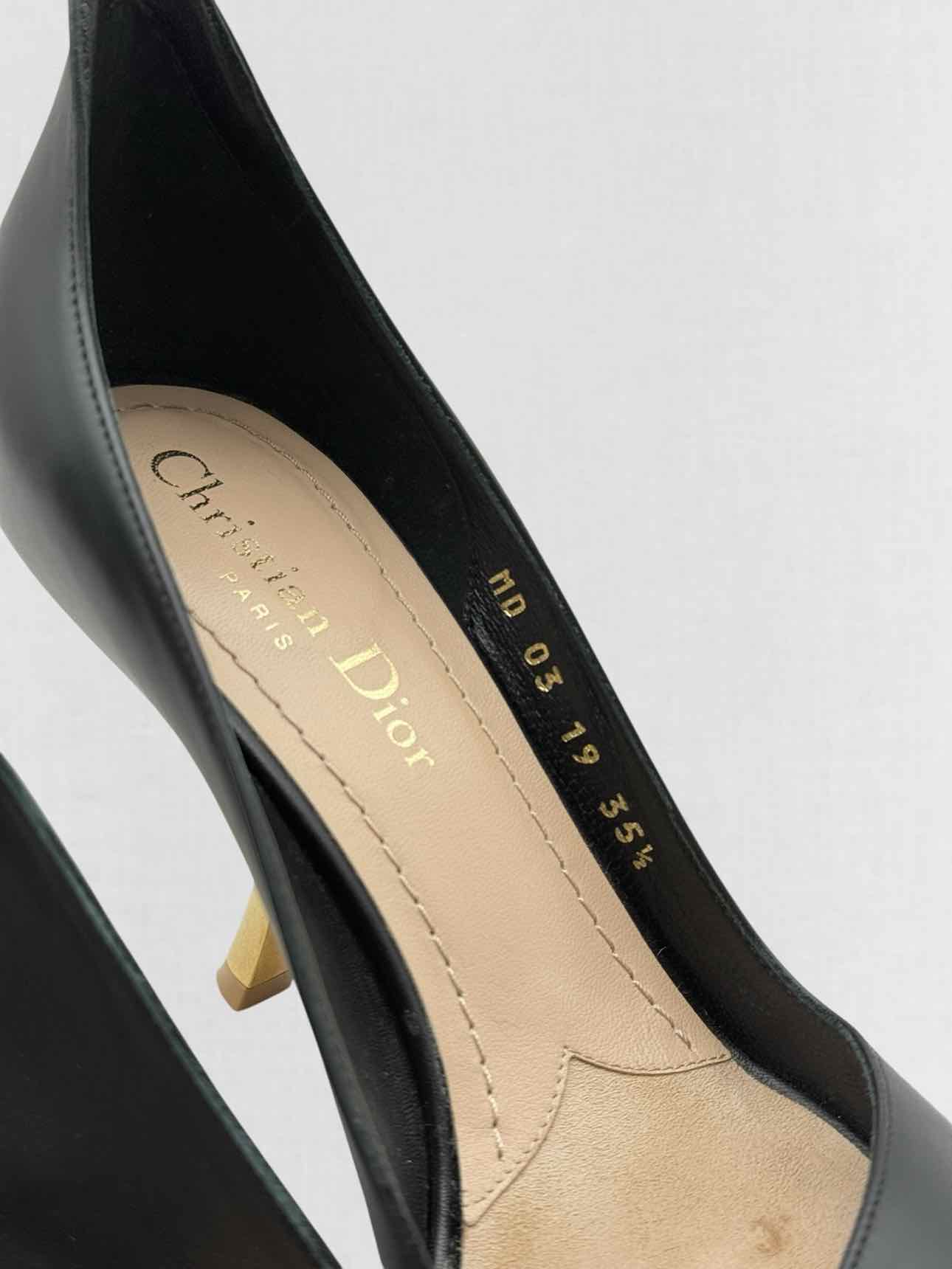 CHRISTIAN DIOR D-Sculpture Black Size EU 35.5 Pumps
