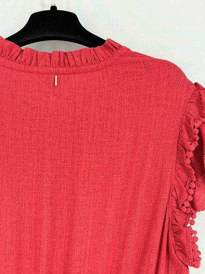 MISA Red Size Small Short Dress