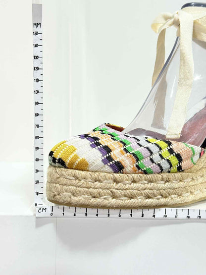 CASTANER X MISSONI Beige Multicolor Size EU 40 Wedges