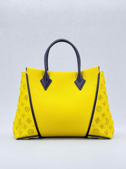 LOUIS VUITTON W Yellow Monogram Tote Bag