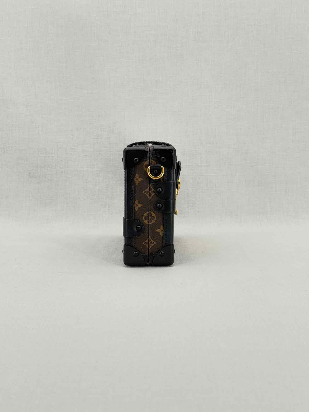 LOUIS VUITTON Petite Malle Brown Monogram Clutch