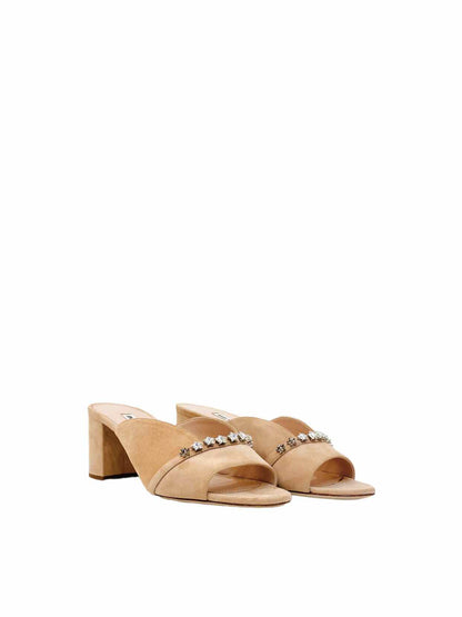 MIU MIU Beige Mules 41