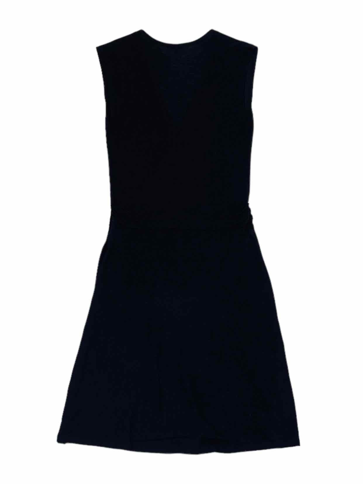 JAMES PERSE Ruched Waist Black Knee Length Dress