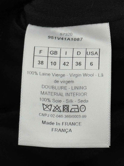 CHRISTIAN DIOR Bar Black, White & Grey Size US 6 Jacket