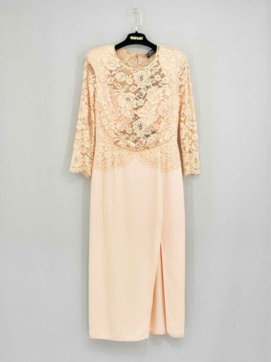 ELISABETTA FRANCHI Peach Size US 8 Knee Length Dress