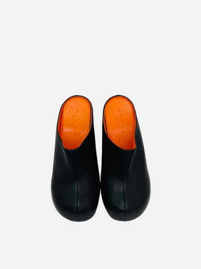 MARNI Block Heel Black Mules 40