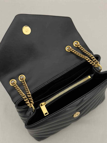 YVES SAINT LAURENT Loulou Black Shoulder Bag