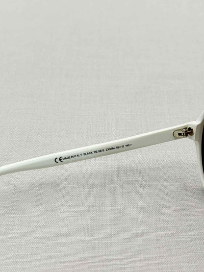 DIOR HOMME White & Black Sunglasses