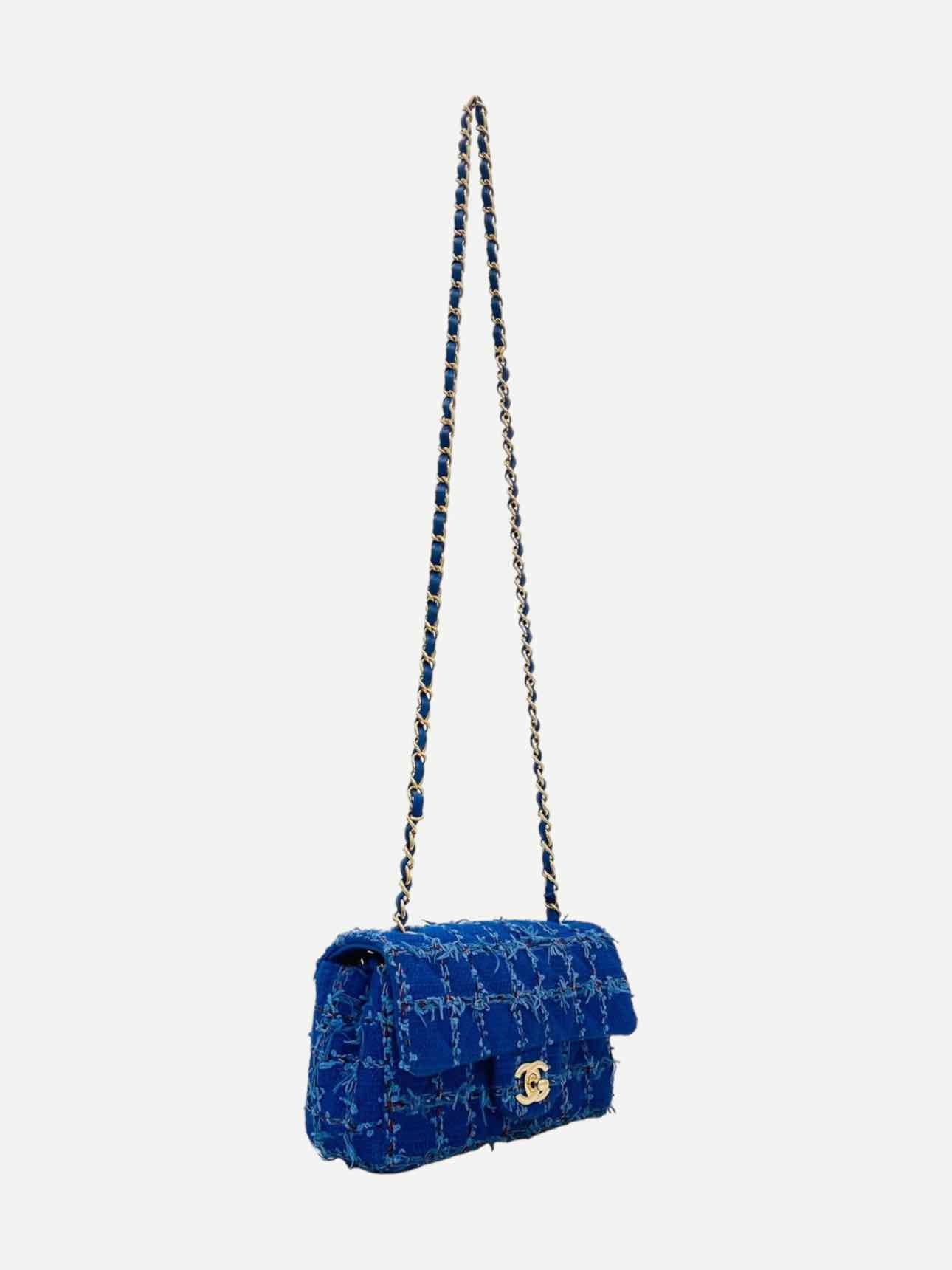 CHANEL Cruise 2023 Blue Shoulder Bag