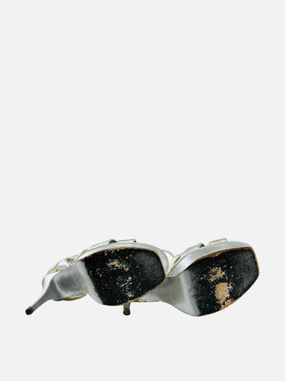 YVES SAINT LAURENT Size EU 39.5 Heeled Sandals