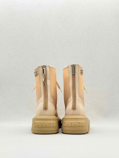 CASADEI Chunky Beige Size EU 39.5 Ankle Boots