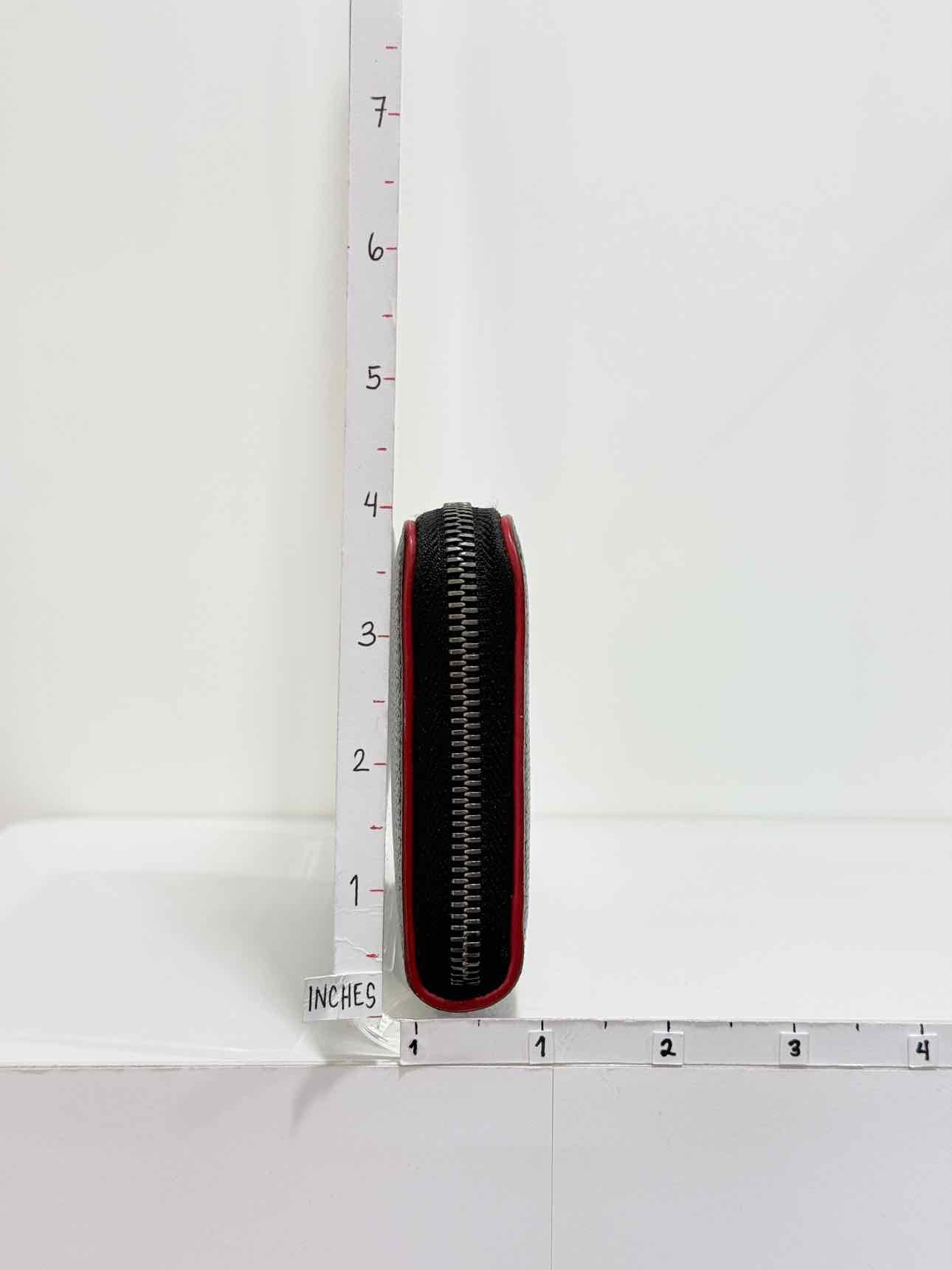 CHRISTIAN LOUBOUTIN Black Pebbled Continental Wallet
