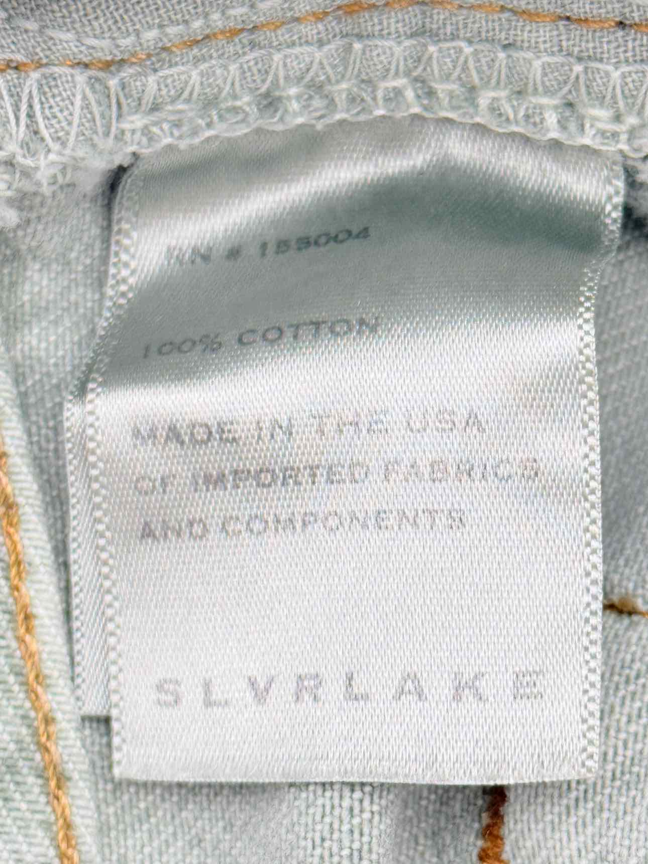 SLVRLAKE London Crop Green Size 29 Jeans