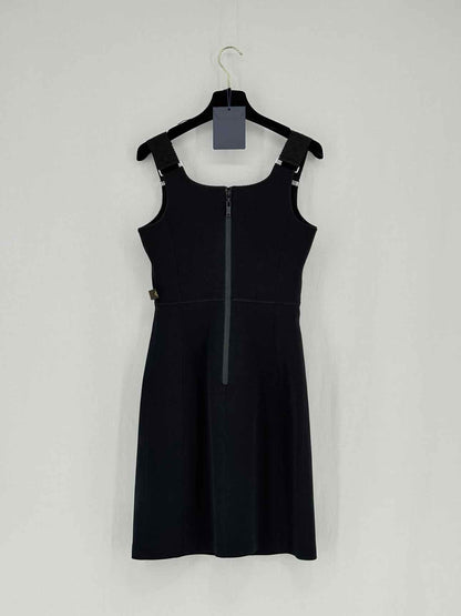 LOUIS VUITTON Black Size US 4 Short Dress