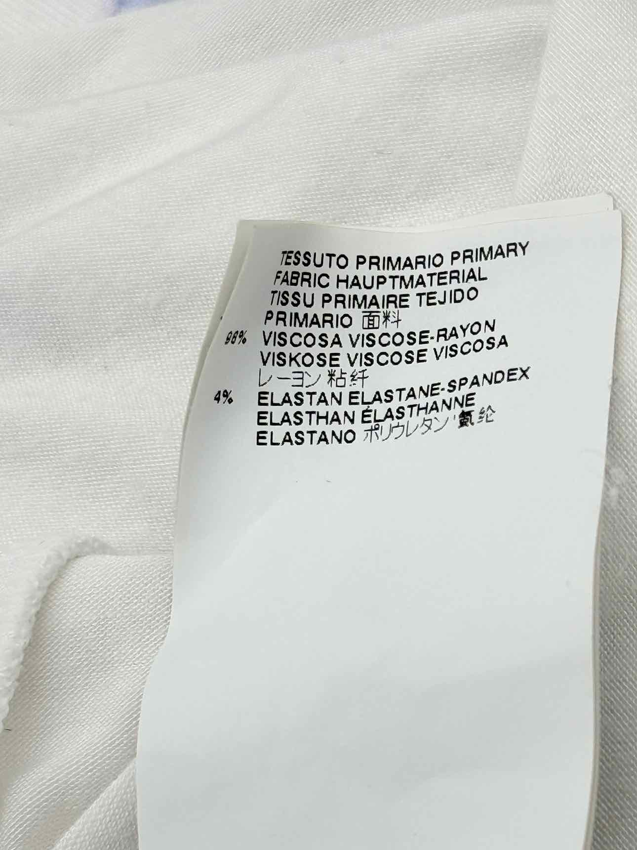 JUST CAVALLI White Multicolor Size Large T-shirt
