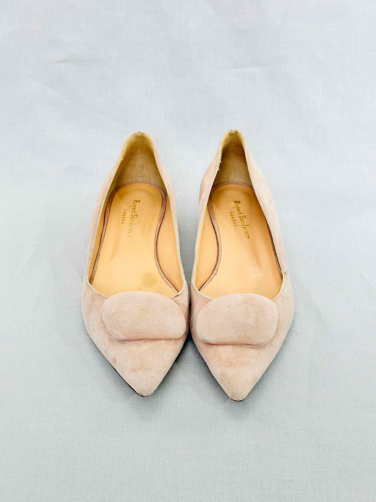 RUPERT SANDERSON Peach Size EU 41 Flats