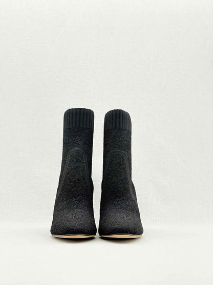 GIANVITO ROSSI Sock Black Size EU 39 Ankle Boots
