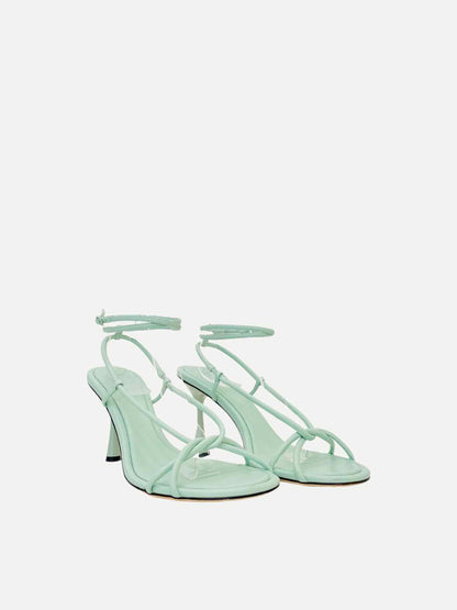 STUDIO AMELIA Pastel Green Heeled Sandals 40