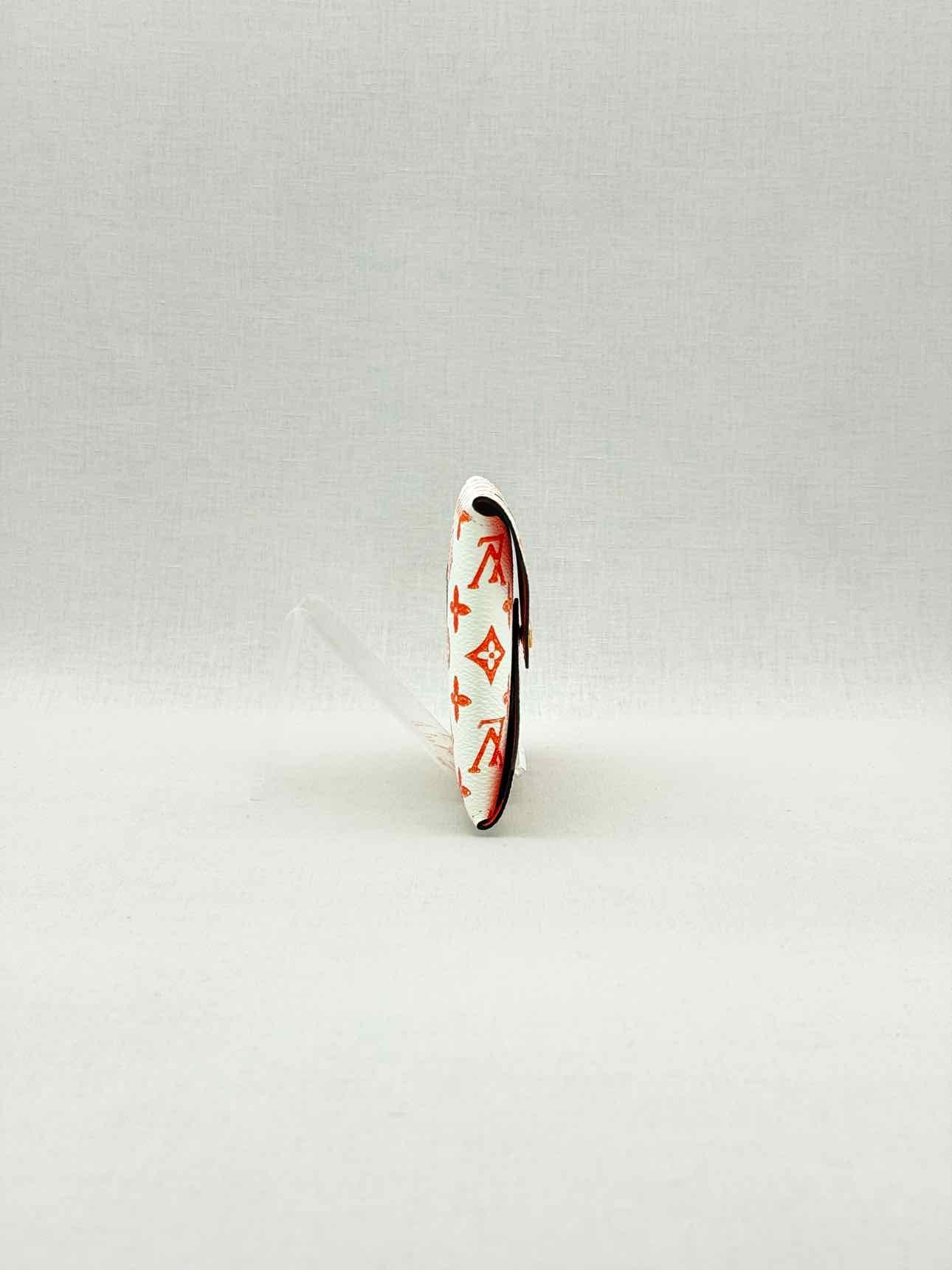 LOUIS VUITTON White Multicolor Monogram Clutch