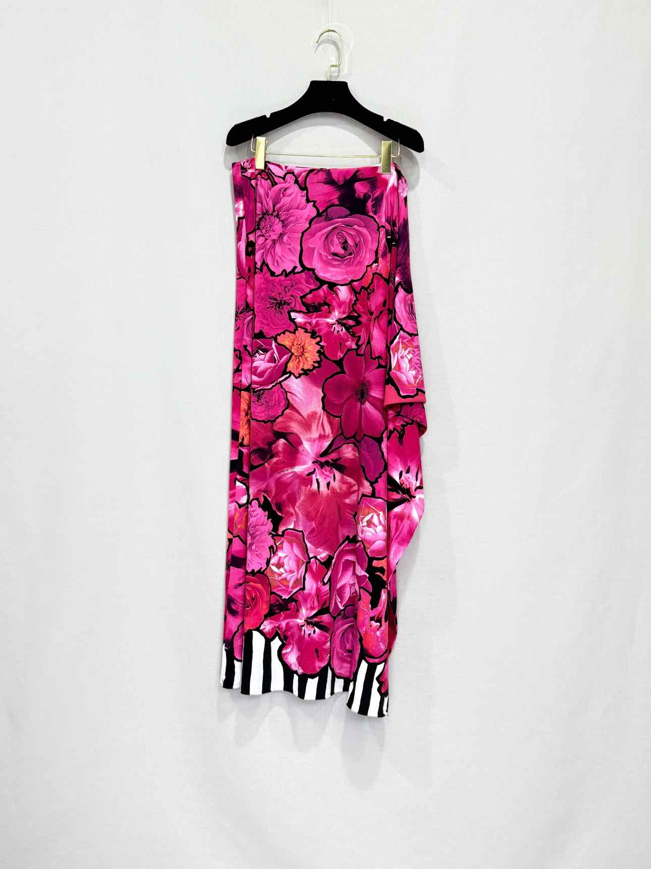 ROBERTO CAVALLI Pink & Black Size US 4 Long Skirt