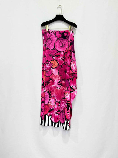 ROBERTO CAVALLI Pink & Black Size US 4 Long Skirt