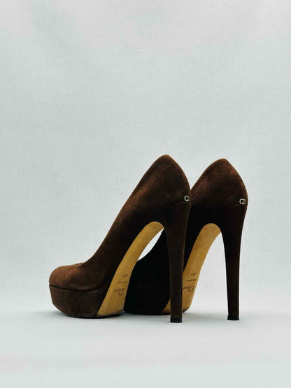 DIOR Miss Dior Brown Size EU 38.5 Pumps