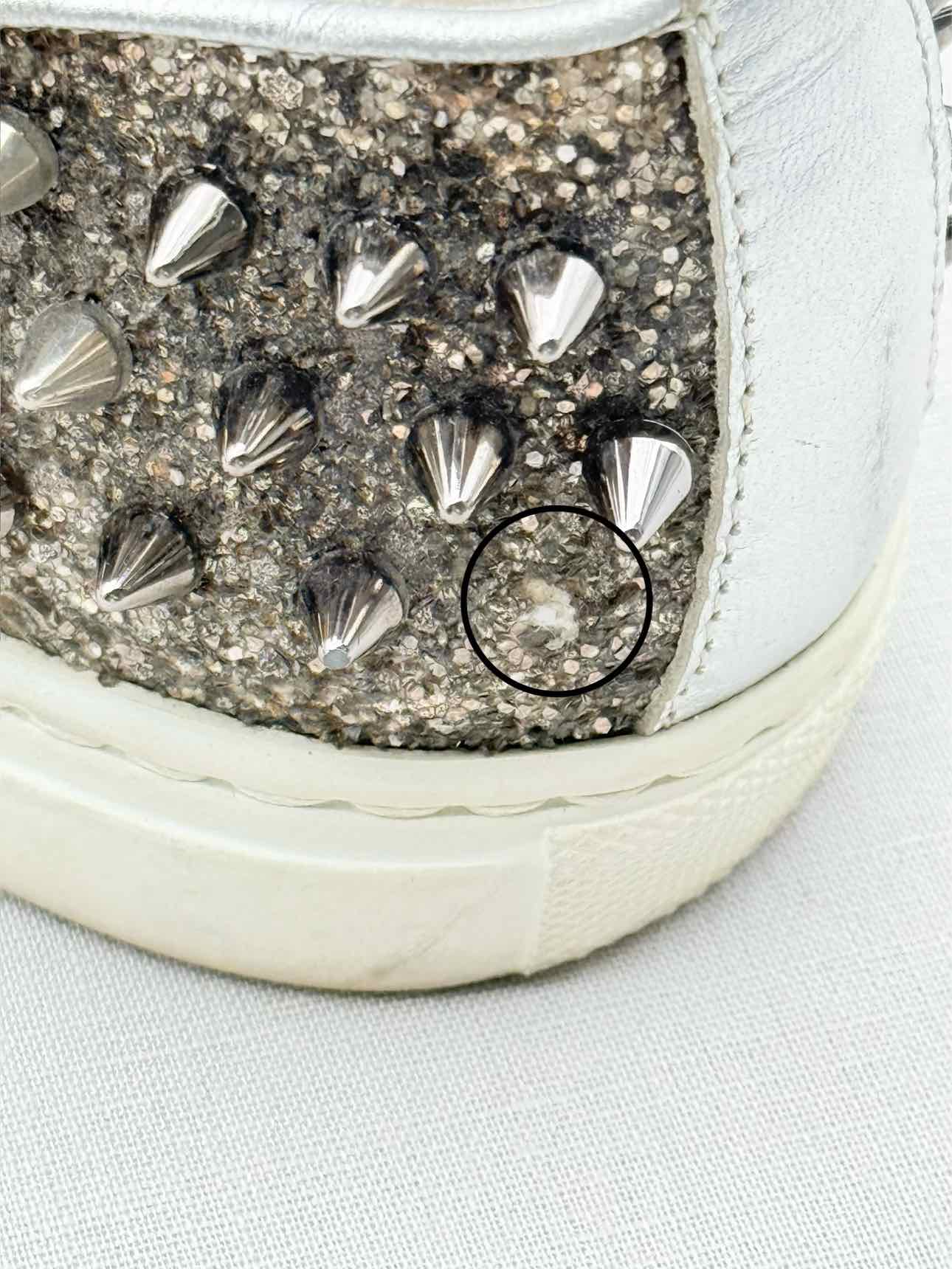 PHILIPP PLEIN Gold & Silver Size EU 36 Sneakers