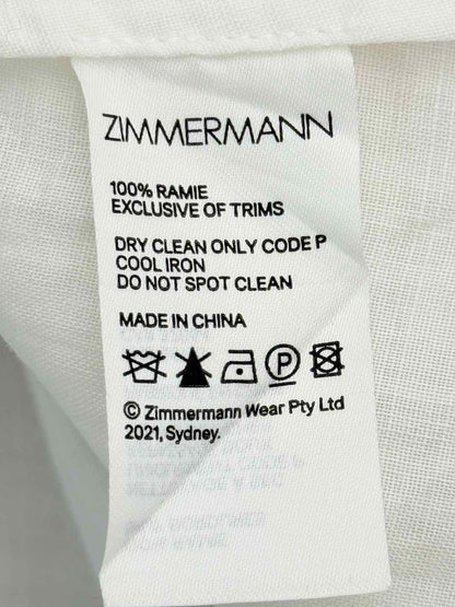 ZIMMERMANN Pink & White Size Medium Outfit Set