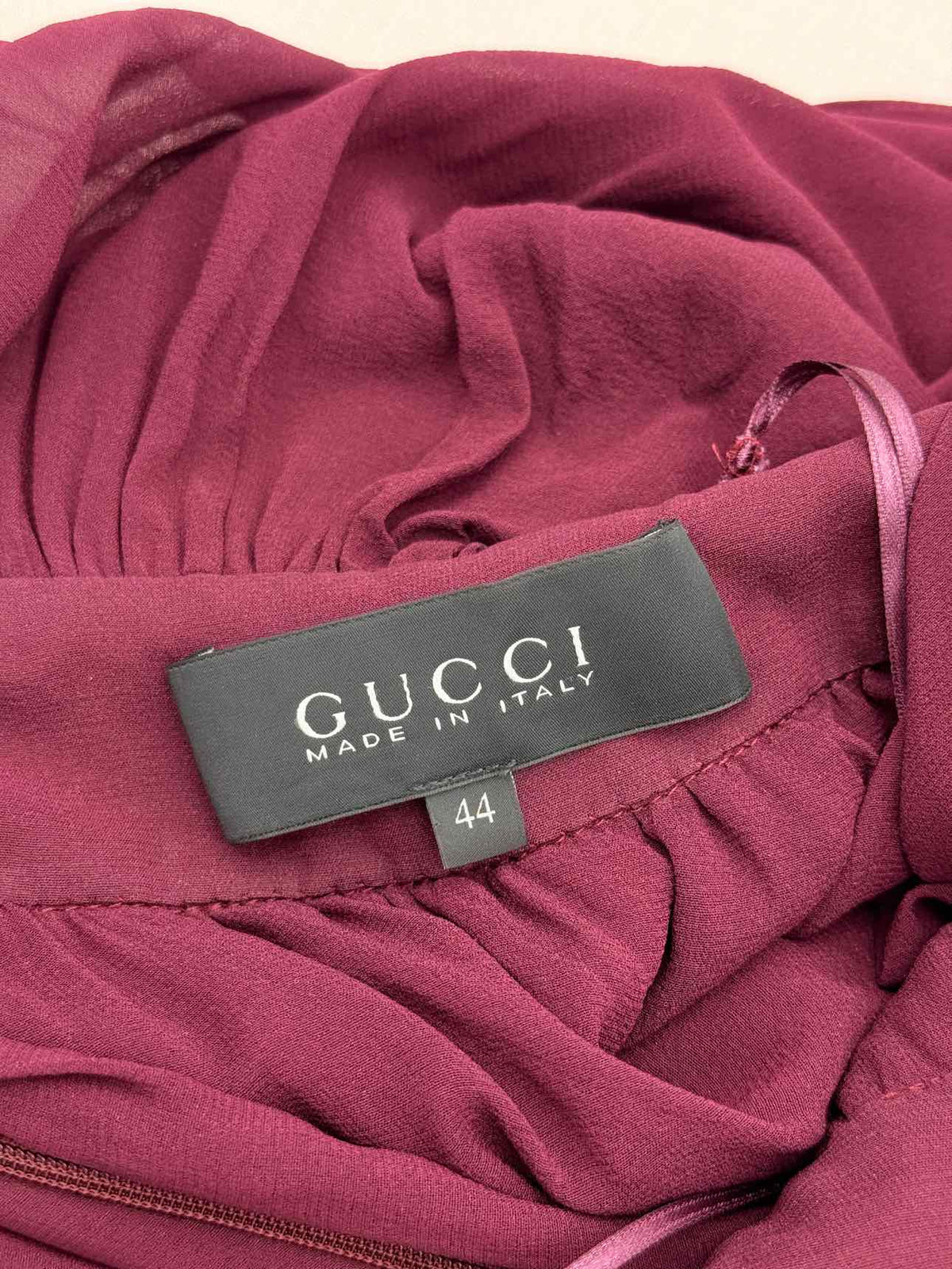 GUCCI Burgundy Size US 8 Long Dress