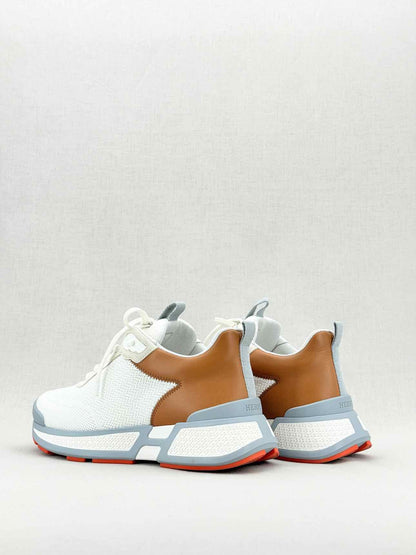 HERMES Heros Blanc / Natural Size EU 38.5 Sneakers