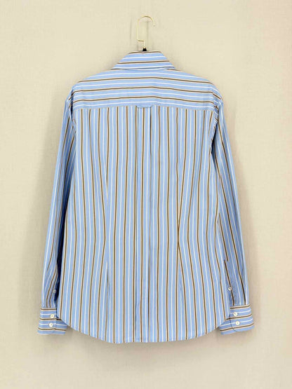 D&G Blue Multicolor Striped Size US 00 Shirt