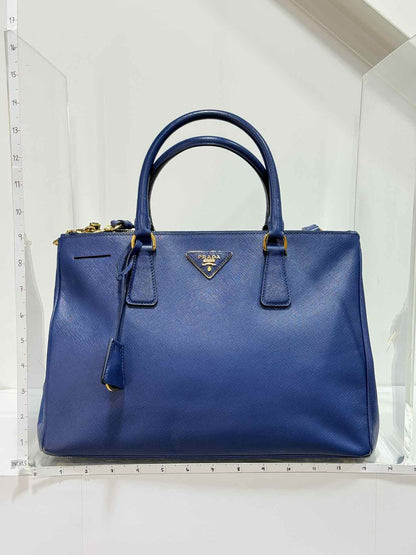 PRADA Lux Galleria Blue Tote Bag