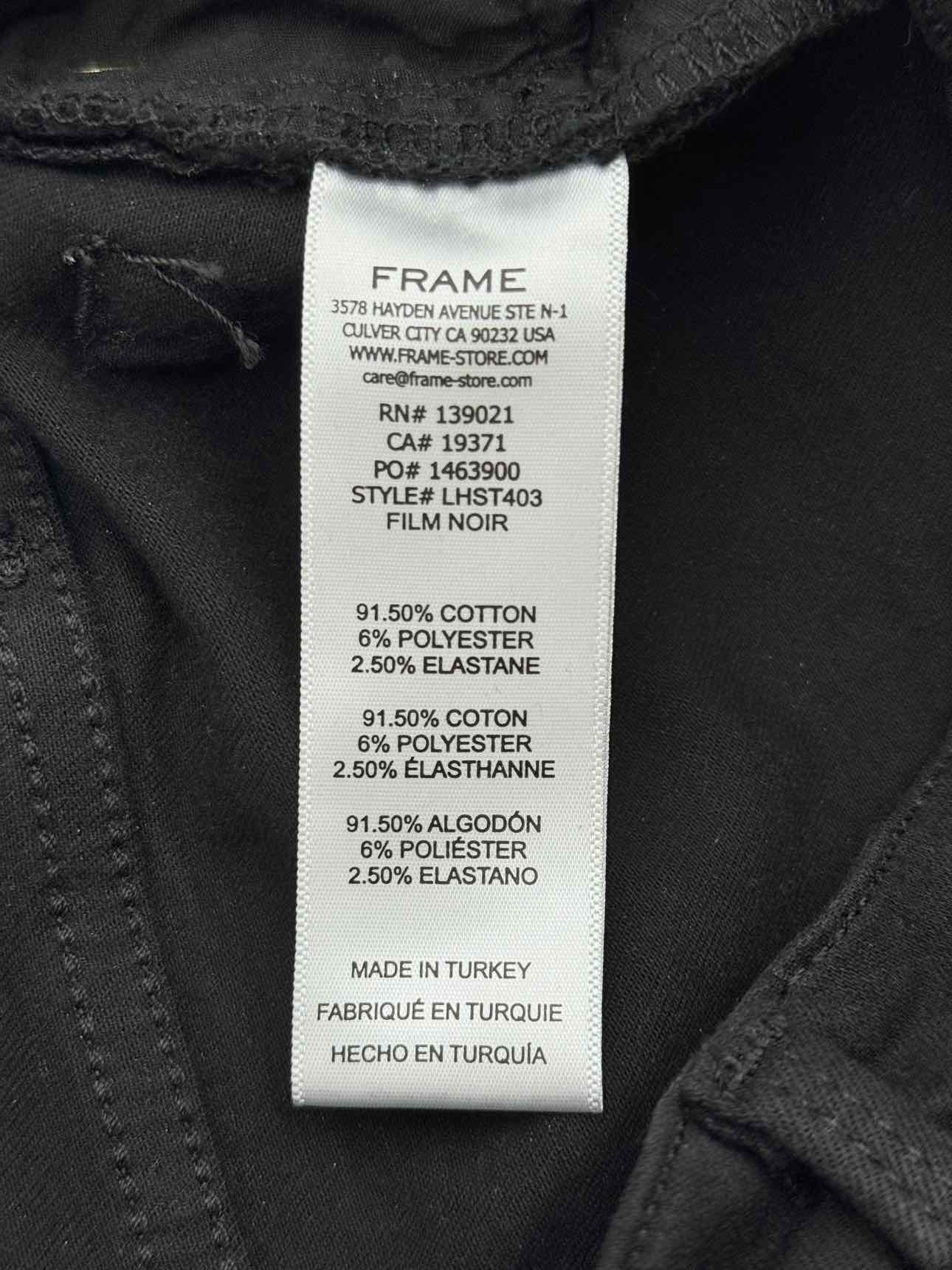 FRAME Black Size 23 Jeans