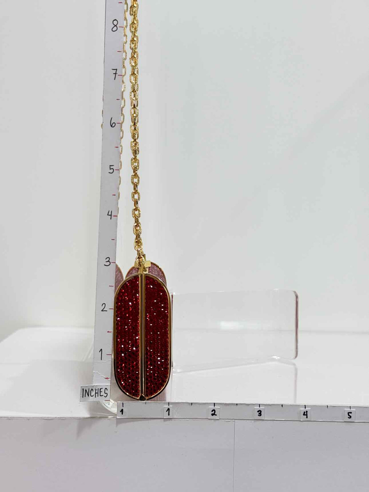 JUDITH LEIBER Minaudière Red Clutch