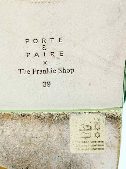 PORTE & PAIRE Cross Green Size EU 39 Sandals