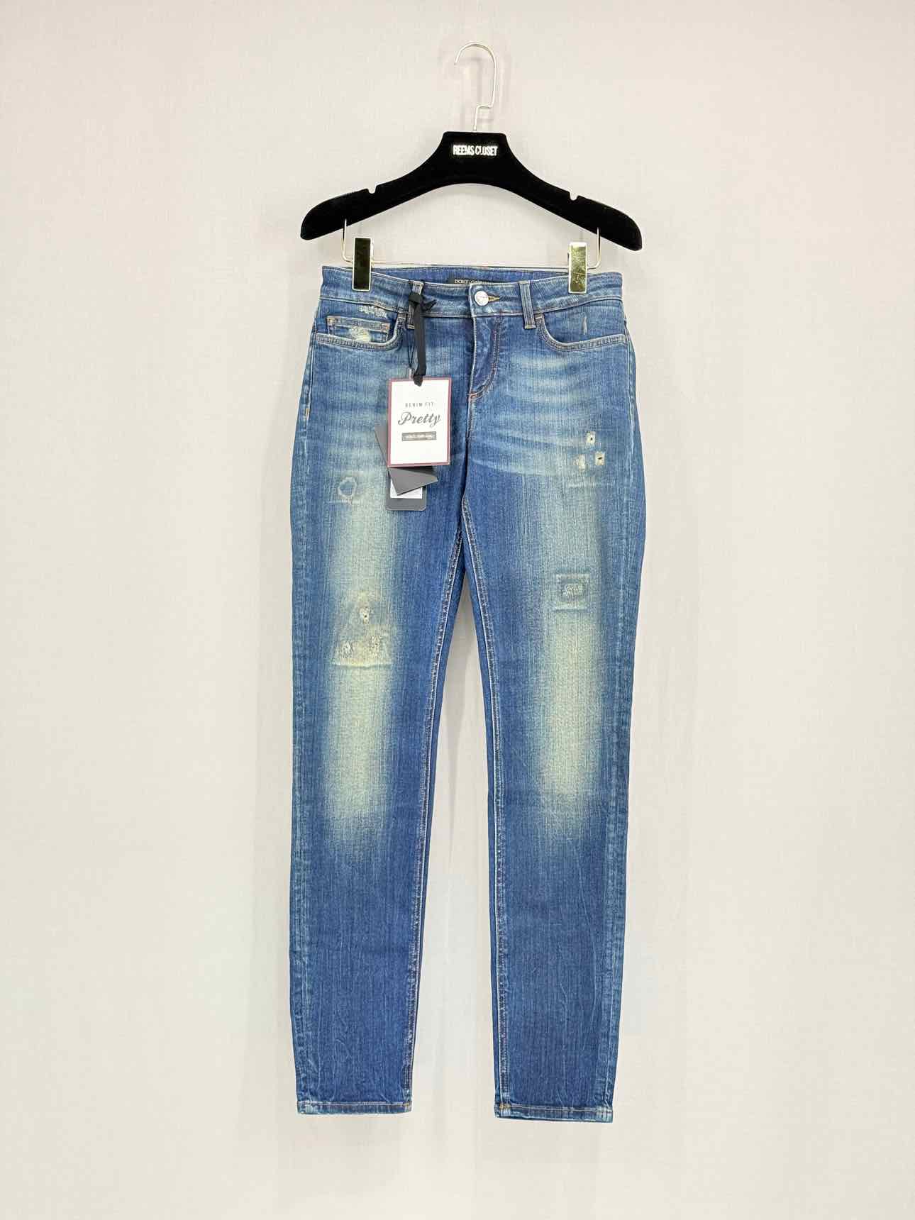 DOLCE & GABBANA Blue Washed Size 26 Jeans