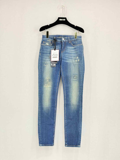 DOLCE & GABBANA Blue Washed Size 26 Jeans