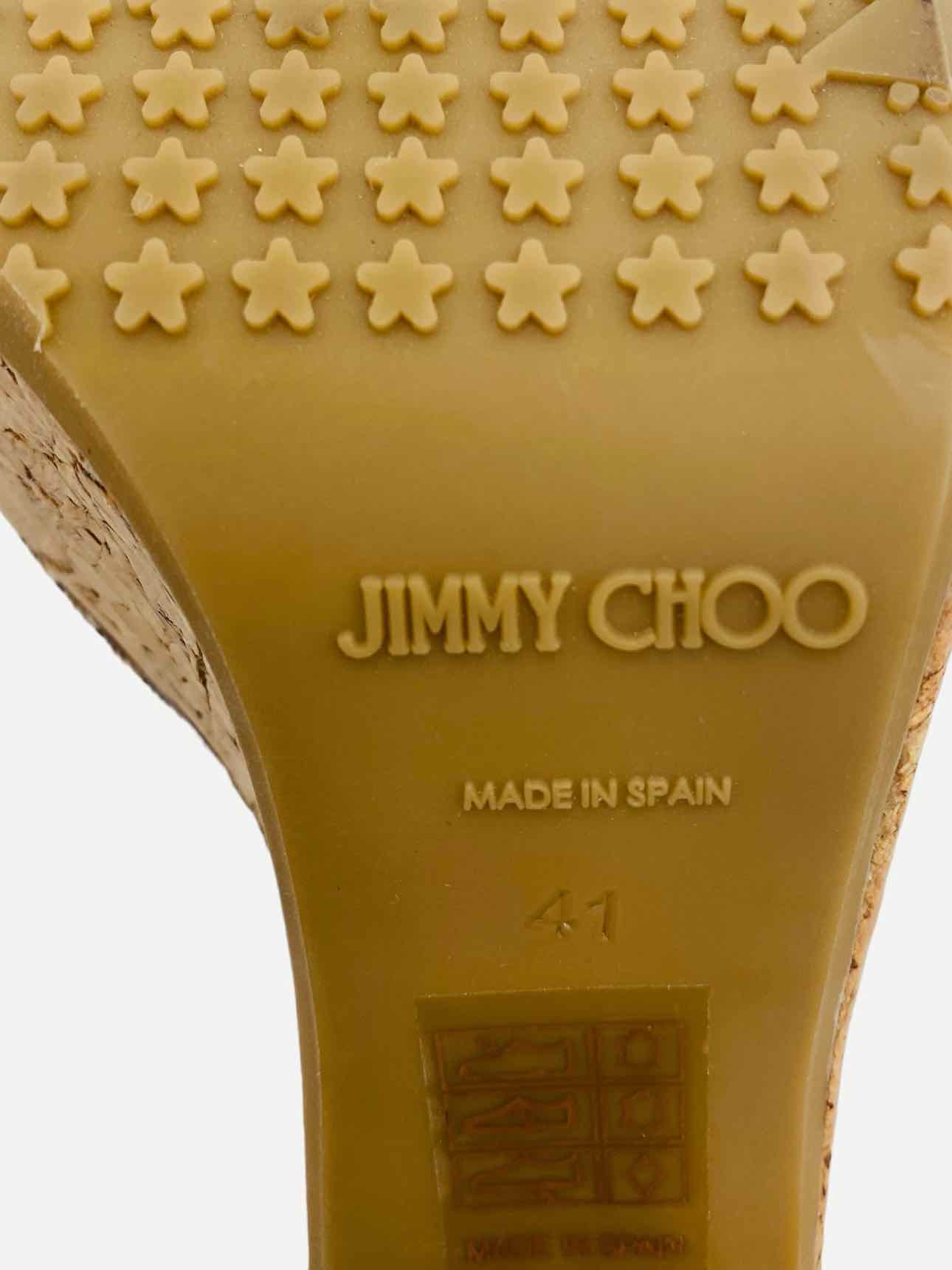 JIMMY CHOO Nemesis White Size EU 41 Heeled Sandals