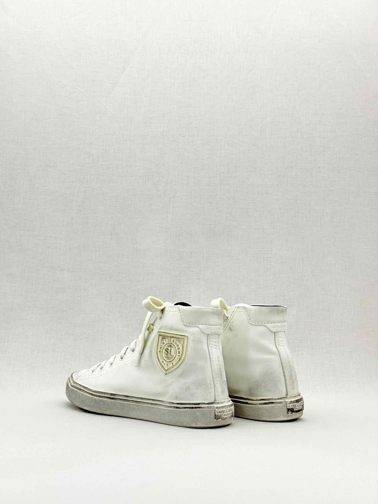 SAINT LAURENT Bedford White Size EU 37 Sneakers