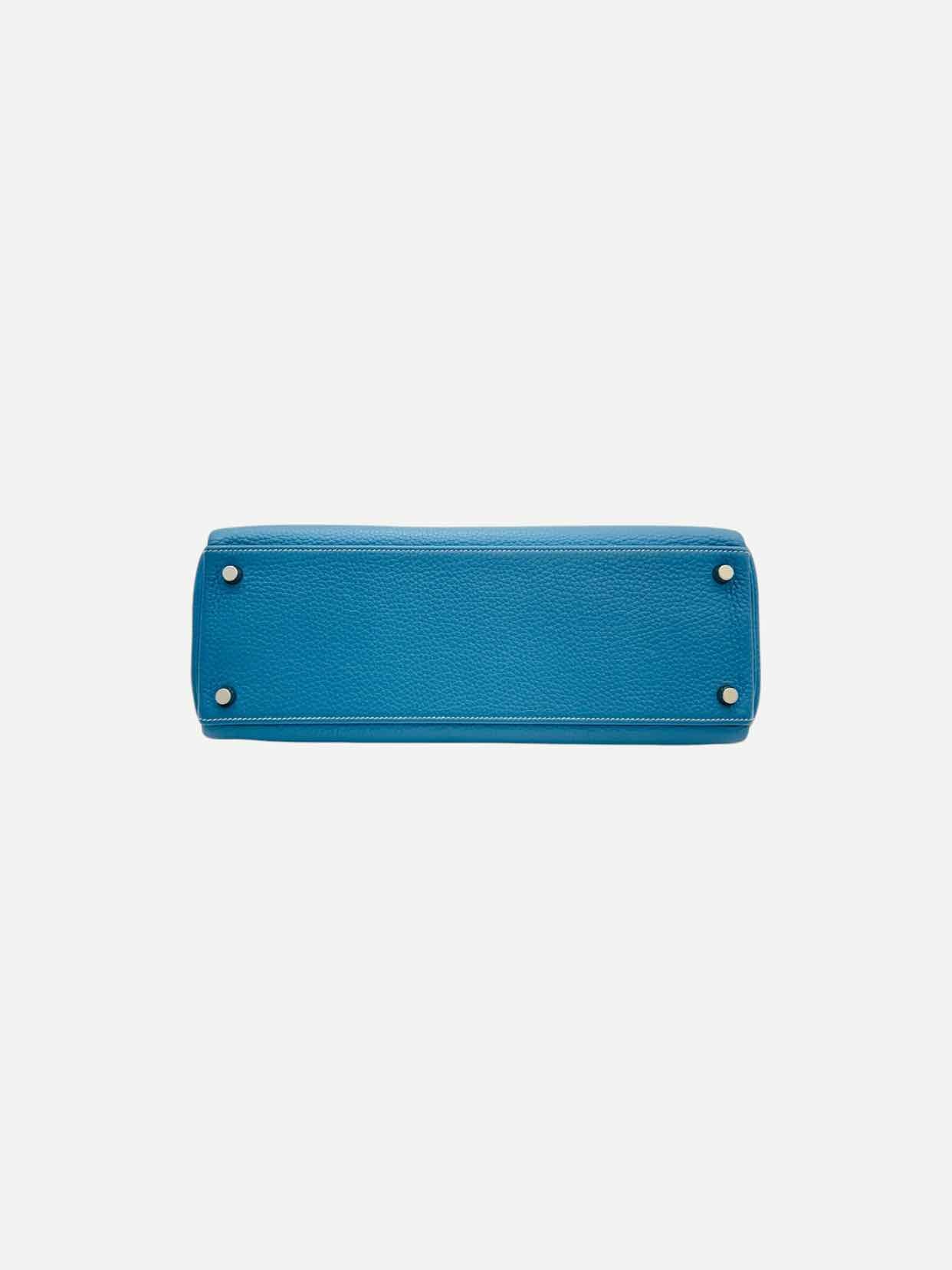 HERMES Kelly Bleu Jean Top Handle