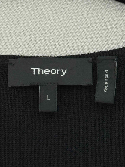 THEORY Open Front Black Size Large Cardigan