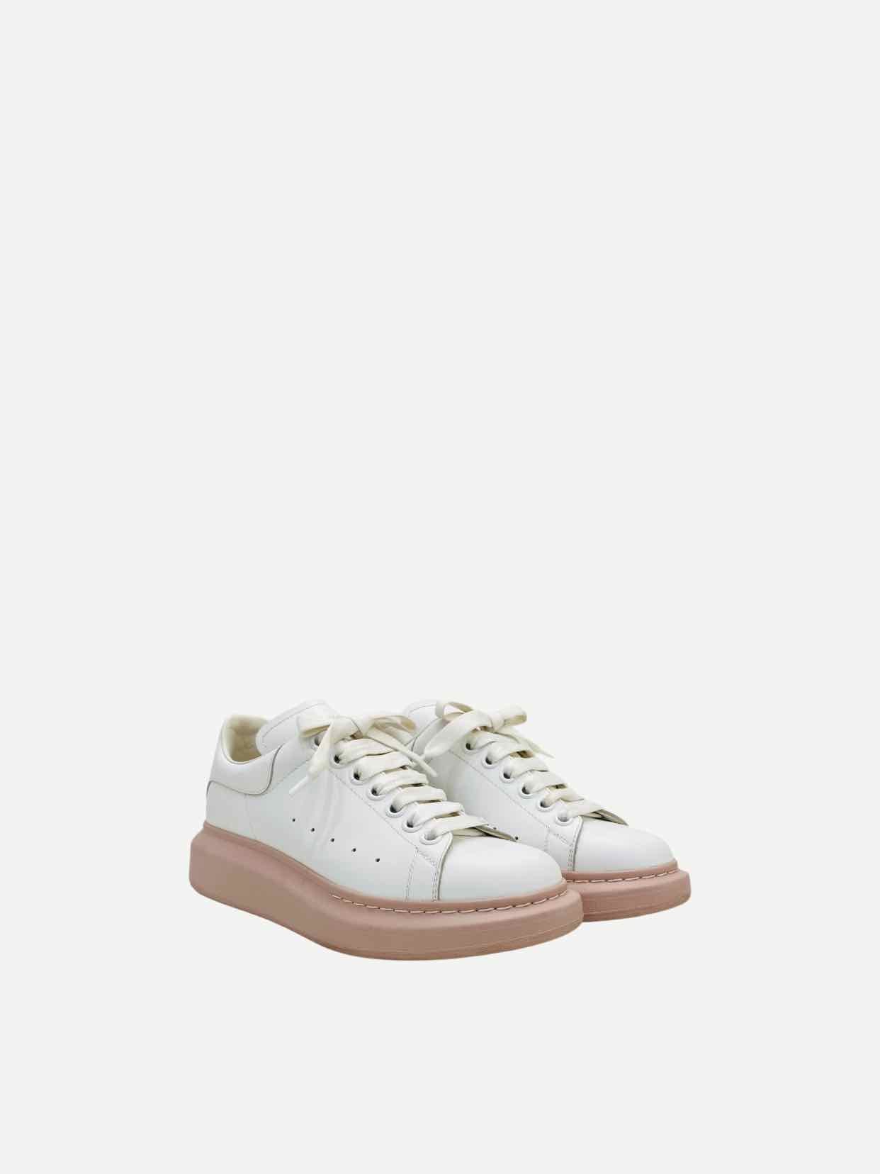 ALEXANDER MCQUEEN Chunky White w/ Pink Sneakers