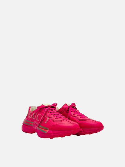 GUCCI Rython Pink Sneakers 37