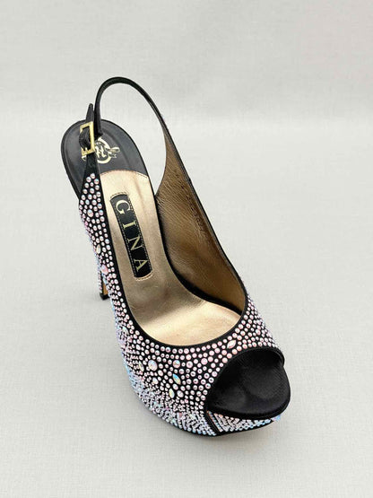GINA Black Size EU 38 Platform Sandals