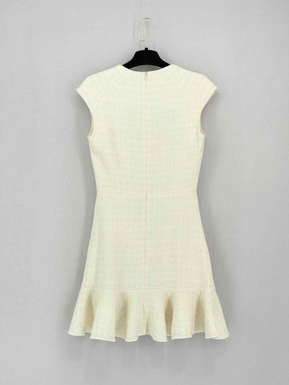 SANDRO Liliana Cream Size US 2 Short Dress
