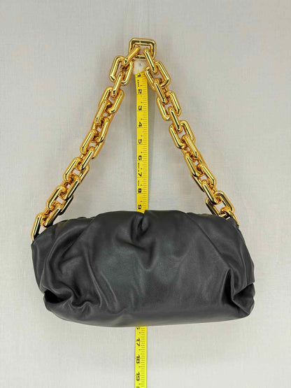 BOTTEGA VENETA The Chain Pouch Black Shoulder Bag