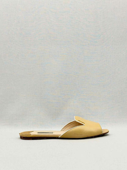 PRADA Beige Size EU 40 Slide Mules
