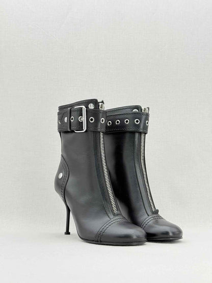 ALEXANDER MCQUEEN Black Size EU 36 Ankle Boots