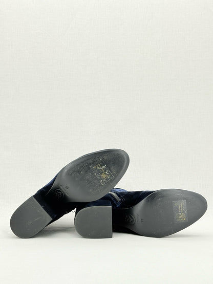 ASH Elixir Navy Blue Size EU 39 Ankle Boots