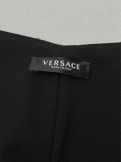 VERSACE Medusa Black Quilted Size US 2 Bustier